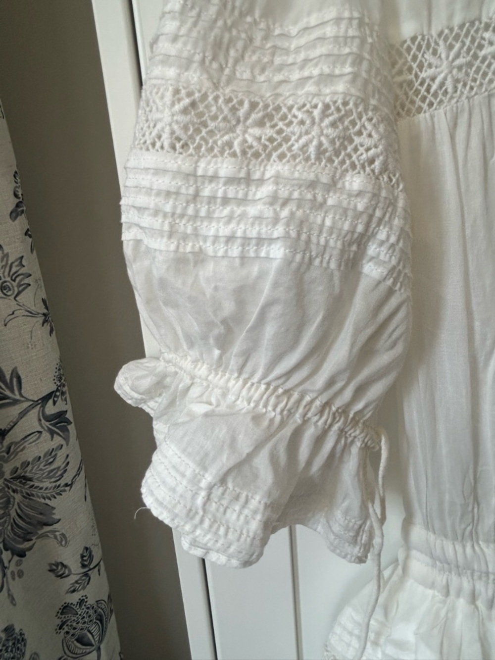 Sunday Best White Lace Tiered Mini Dress - Picture 7 of 12